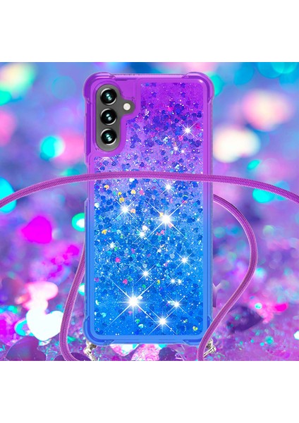 Samsung Galaxy A34 5g Gradyan Renk Anti-Fall Tpu Telefon Kılıfı Akan Sıvı Quicksans ve Kirkarlı Arka Kapak (Yurt Dışından) fırsatları