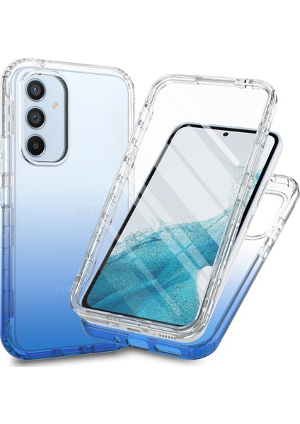 Samsung Galaxy A34 5g Pc Tpu Tpu Vaka Gradyan Pet Ekran Koruyucu ile Renk Cep Telefonu Kabuğu (Yurt Dışından)