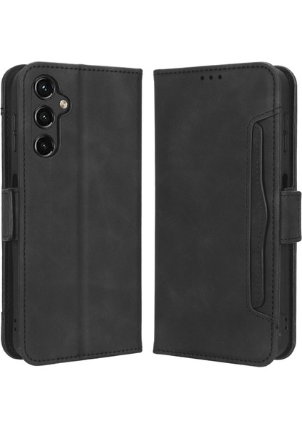 Samsung Galaxy A14 5g Pu Deri Cüzdan Şok Geçirmez Kılıf Çoklu Kart Yuvaları Stand Manyetik Tam Vücut Koruyucu Telefon Kapağı (Yurt Dışından)