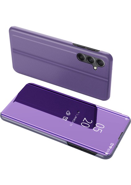 Samsung Galaxy A34 5g Pencere Aynası Pu Deri Kılıfı Görüntüle (Yurt Dışından)