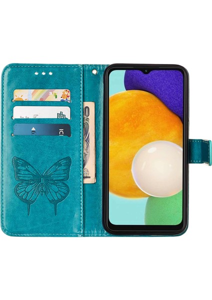 Samsung Galaxy A34 5g Pu Deri Kelebek Çiçeği Baskılı Telefon Kapağı Manyetik Toka Stand Cüzdan Kılıfı El Kayışı (Yurt Dışından) modelleri