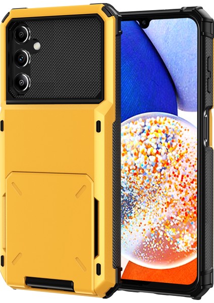 Samsung Galaxy A34 5g Telefon Flip Kartı Tutucu Tpu + Pc Telefon Kılıfı Koruyucu Kabuk (Yurt Dışından)