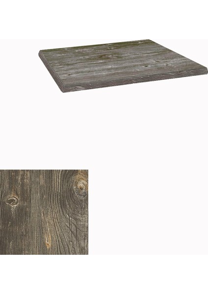 Werzalit Masa Tablası 80X80 - Old Pine