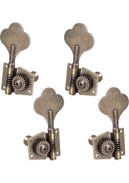 4x Bas Tuner Tuning Pegs Elektro Gitar Bas Gitar Halk Gitarları 2L2R Bronz (Yurt Dışından)