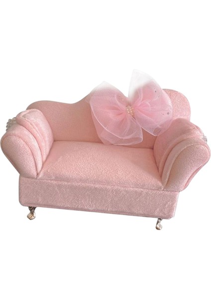 1/12 Dollhouse Sofa Minyatür Mobilya 6 "dol Figürleri Aksesuarları Tek Kanepe (Yurt Dışından)