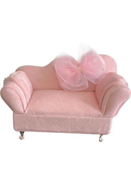 1/12 Dollhouse Sofa Minyatür Mobilya 6 "dol Figürleri Aksesuarları Tek Kanepe (Yurt Dışından)