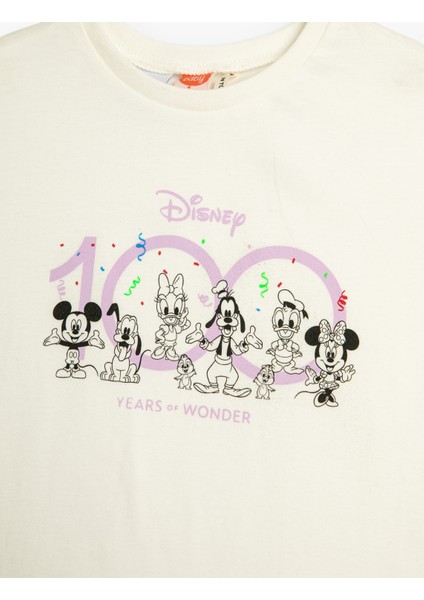 Disney 100. Yıl Özel Tişört Baskılı Lisanslı Kısa Kollu modelleri