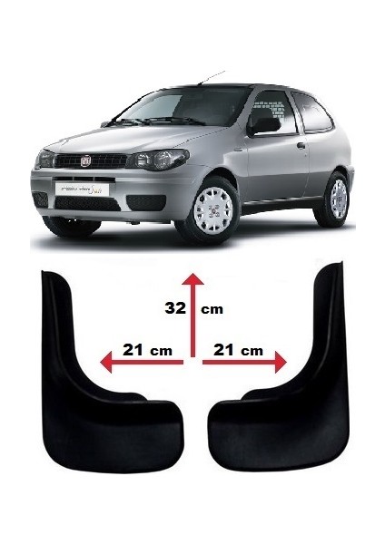 Günaks Tuning Günaks Fiat Palıo & Punto & Uno 2'li Set Oto Paçalık Çamurluk Tozluk