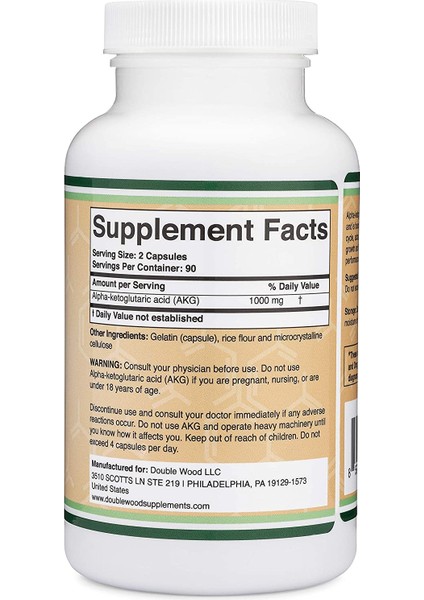 Akg Alpha Ketoglutaric Acid 1000 mg 180 Kapsül 90 Servis fiyatları