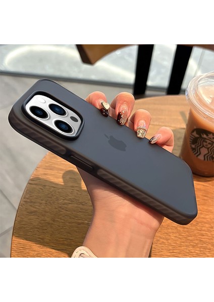 Apple iPhone 14 Pro Kılıf Zebana Airbag Fundas Silikon Kılıf Siyah