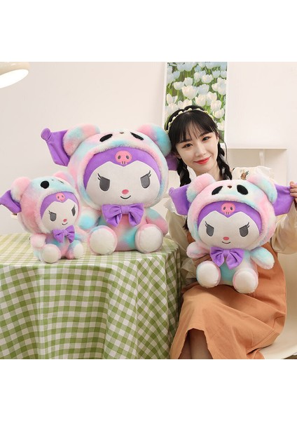 Renkli Kulomi Bebek Yastığı Büyük Bebek Peluş Oyuncak Grab Machine Bebek Karikatür Hediyesi (Yurt Dışından)