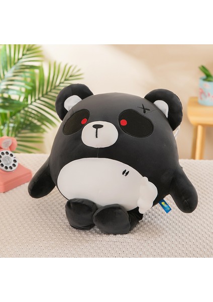 Yumurta Partisi Sinirli Ayı Oyun Bebek Peluş Oyuncak Bebeği Sevimli Siyah Cub Ayı Doll (Yurt Dışından)