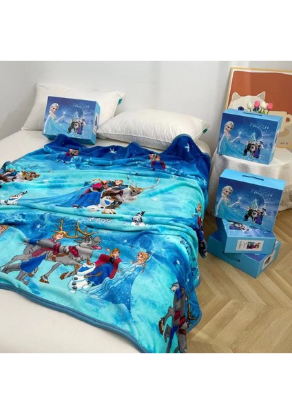 Battaniye Çocuk Karikatür Öğle Yemeği Break Battaniye Klima Battaniyesi Kanepe Hediye Kutusu Hediye Battaniyesi (Yurt Dışından)