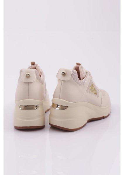 62158 Kadın Kalin Taban Bağcikli Sneaker modelleri