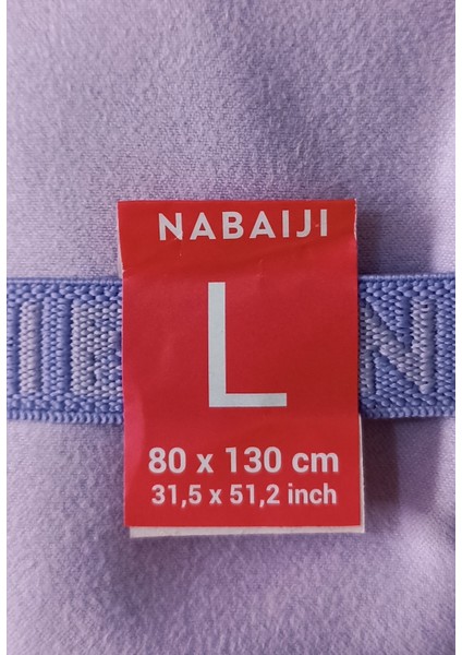 Nabaiji Mikrofiber Havlu - L - 80 x 130