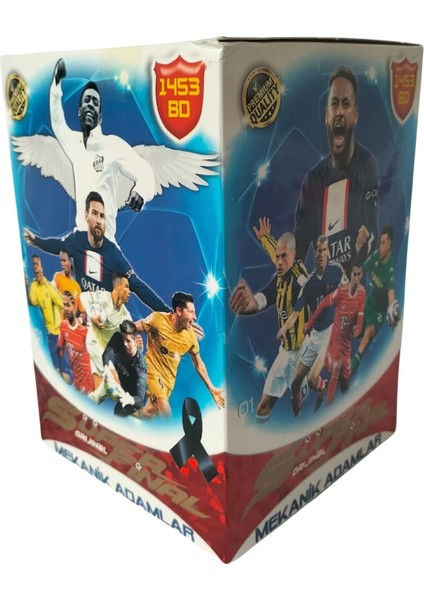 Süper Final Mekanik Adamlar Futbolcu Kartları En Son Seri 150 Paket 3'lü (450 Kart)