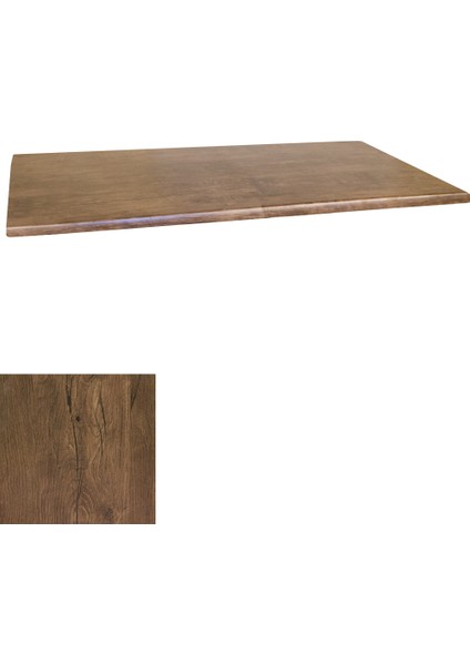 Werzalit Masa Tablası 70X120 - Rustik Dark