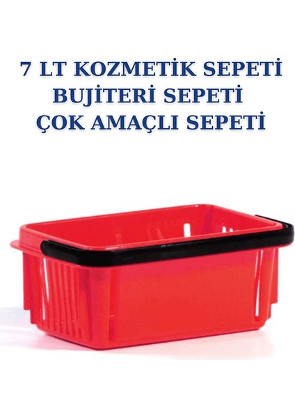 2 Adet 7 Litre Kozmetik Sepeti Bijuteri Sepeti Kırtasiye Sepeti Hırdavat Sepeti