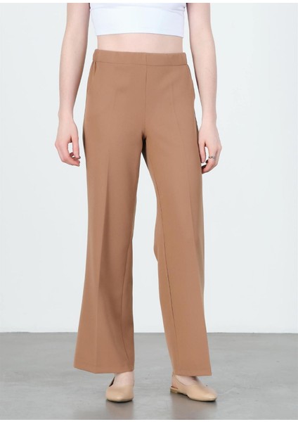 1003 Kadın Cepli Double Krep Geniş Paça Pantolon fiyatları