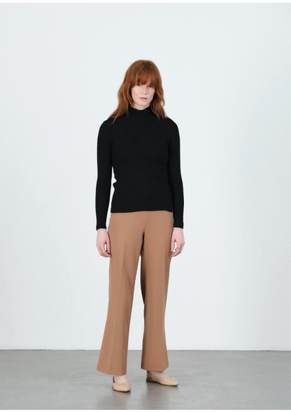 1003 Kadın Cepli Double Krep Geniş Paça Pantolon indirimleri