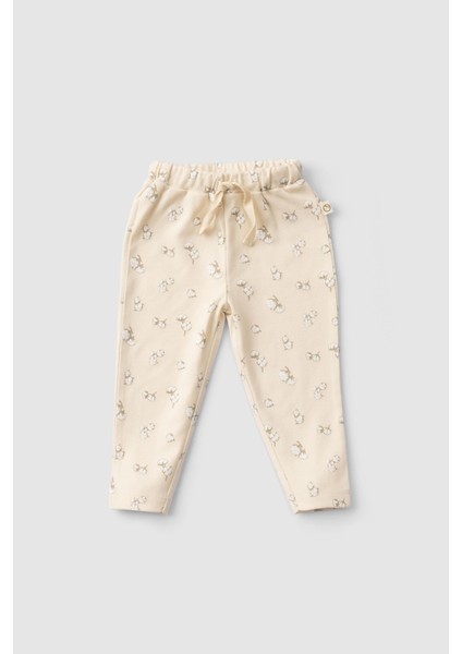 Organik Pamuk Bebek Takımı Büyük Pamuk Desenli modelleri