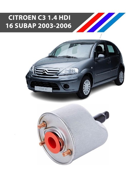 Citron C3 1.4 Hdı 16 Subap Motor Mazot Filtresi 2011-2015 1906E6