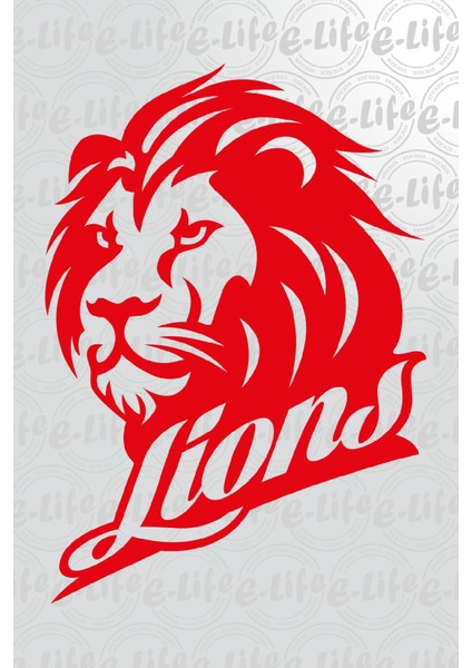 Aslan Lıon Stıcker 15 cm