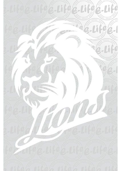 Aslan Lıon Stıcker 15 cm