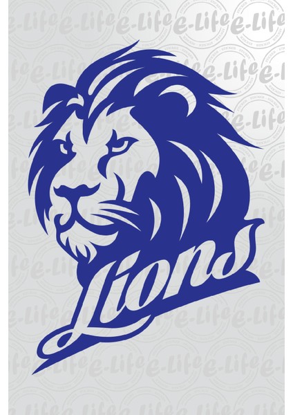 Aslan Lıon Stıcker 15 cm