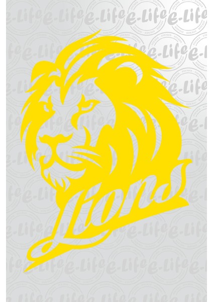 Aslan Lıon Stıcker 15 cm