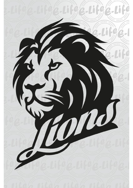 Aslan Lıon Stıcker 15 cm