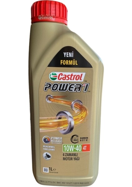 4t Yağ Castrol C Power 10W-40 (1 Lt*12)