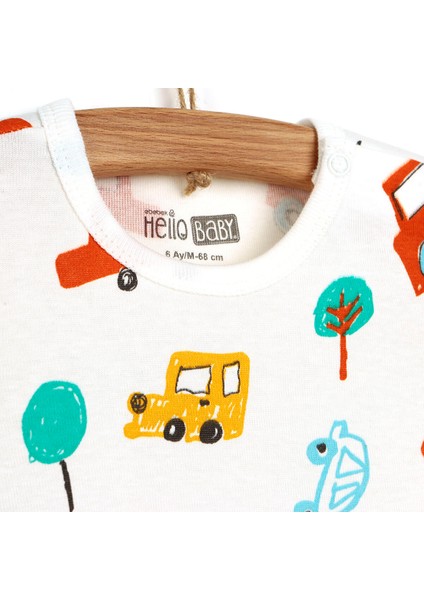 HelloBaby 2li Arabalar Kısa Kol Body Erkek Bebek fiyatları