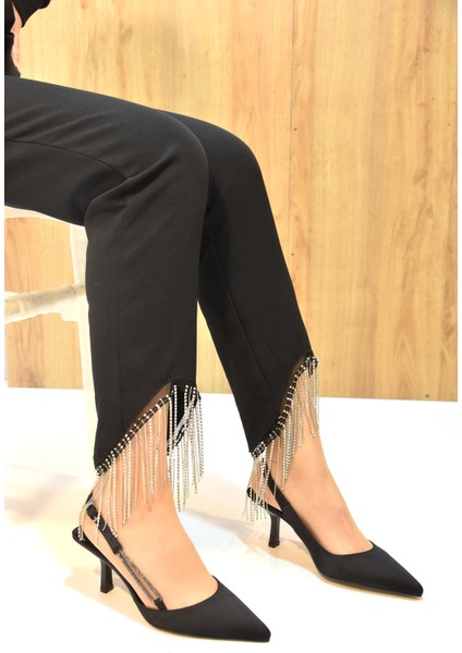 Burnu Şeffaf Kapalı Topuklu Kadın Ayakkabı fiyatları