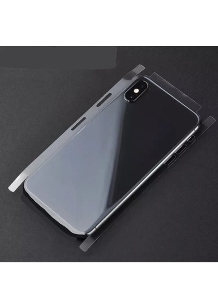 Apple iPhone Xs Kaplama Şeffaf Arka ve Yan Full Kaplama Voyo