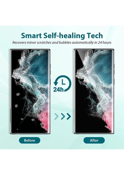 Samsung Galaxy S23 Ultra Full Kaplama Şeffaf Ön ve Arka Koruyucu Voyo fırsatları