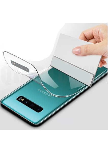 Samsung Galaxy S10 Plus Full Kaplama Şeffaf Ön ve Arka Koruyucu Voyo