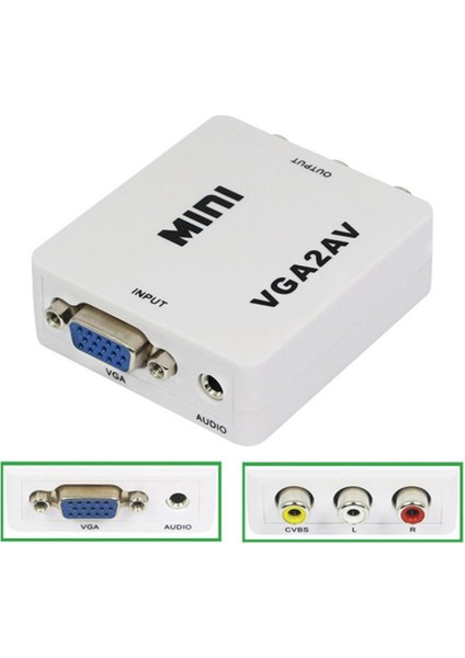 VGA Rca Çevirici VGA Av Çevirici indirimleri