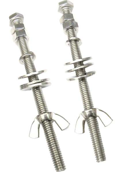 2pcs Dalış Kelebek Kanat Fındık Vidası SS316 Yüzme Için Paslanmaz Çelik (Yurt Dışından)