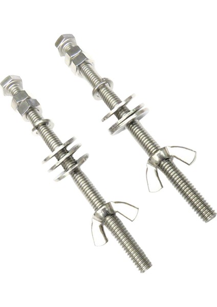 2pcs Dalış Kelebek Kanat Fındık Vidası SS316 Yüzme Için Paslanmaz Çelik (Yurt Dışından)