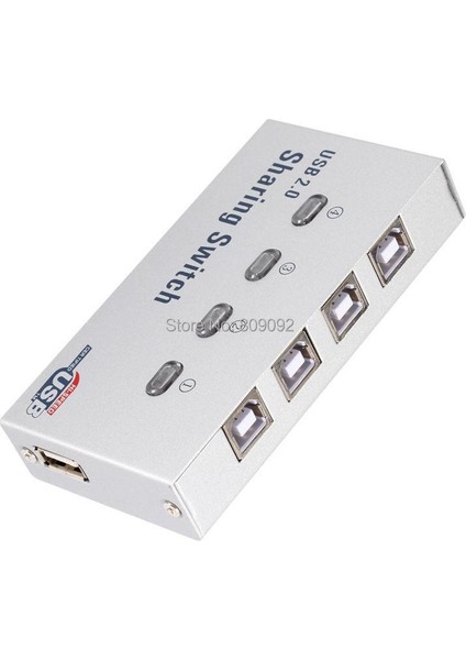 4 Port USB Switch 4 Port Sharing 4 Kasa 1 Yazıcı 1 Yazıcı 4 Bilgisayar