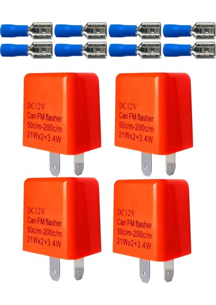 4 Adet Motosiklet LED Flaşör Rölesi 2 Pin 12V Kolayca (Yurt Dışından) fiyatları