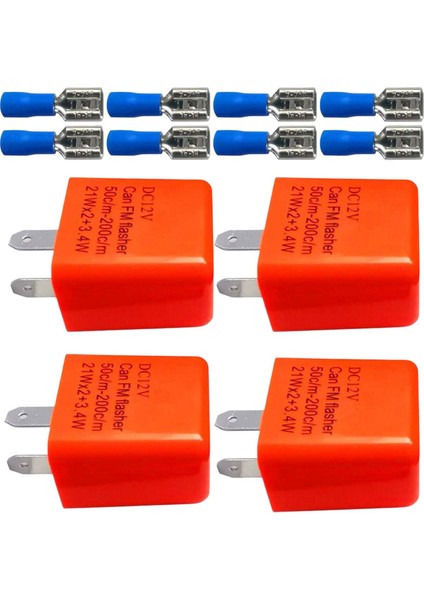 4 Adet Motosiklet LED Flaşör Rölesi 2 Pin 12V Kolayca (Yurt Dışından) modelleri