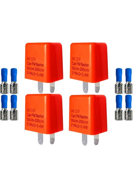 4 Adet Motosiklet LED Flaşör Rölesi 2 Pin 12V Kolayca (Yurt Dışından) fırsatları