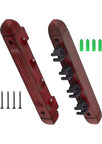 Havuz Ipucu Rafı Ipucu Klipsleri Snooker Işaretini 4 Işaretli Klipsli Duvar Rafını Bulur (Yurt Dışından)