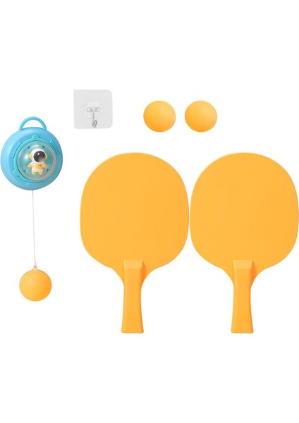 Ping Pong Balls Paddles Set Çocuklara Gerek Yok Masa Asma Masa Tenis Eğitmeni Mavi (Yurt Dışından)