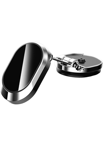 Mini Araba Telefon Tutucu Eller Ücretsiz Çinko Alaşımı Gösterge Tablosu Katlanır Argent (Yurt Dışından)