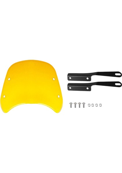 Universal Motosiklet Ön Cam Sıçrama Motosiklet Rüzgar Stili B (Yurt Dışından)