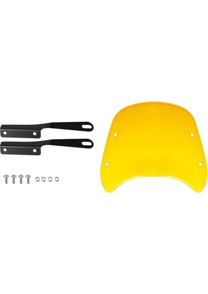 Universal Motosiklet Ön Cam Sıçrama Motosiklet Rüzgar Stili B (Yurt Dışından)