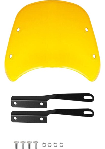 Universal Motosiklet Ön Cam Sıçrama Motosiklet Rüzgar Stili B (Yurt Dışından)